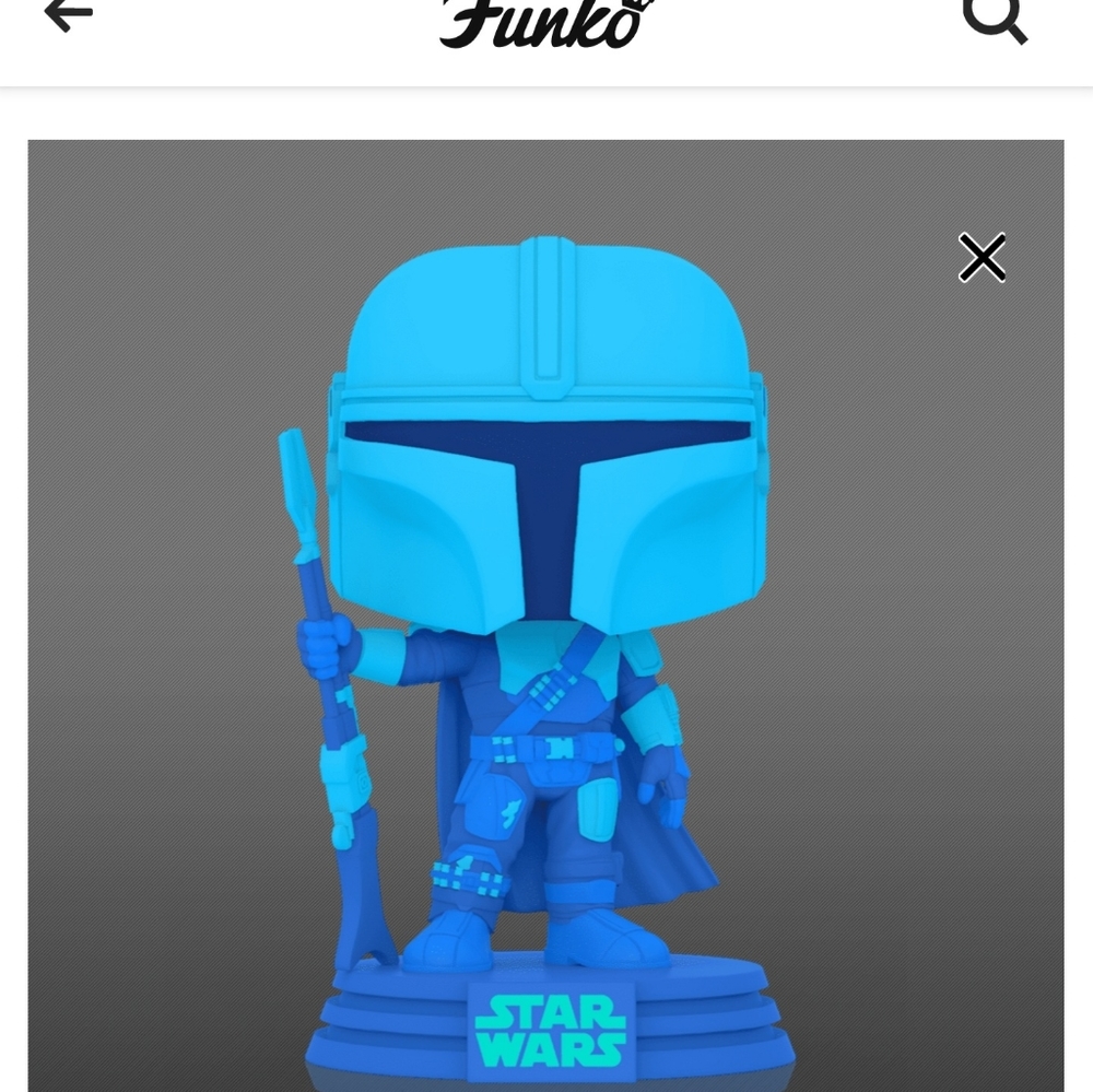 Funko pop Star Wars the Mandalorian GITD #345
